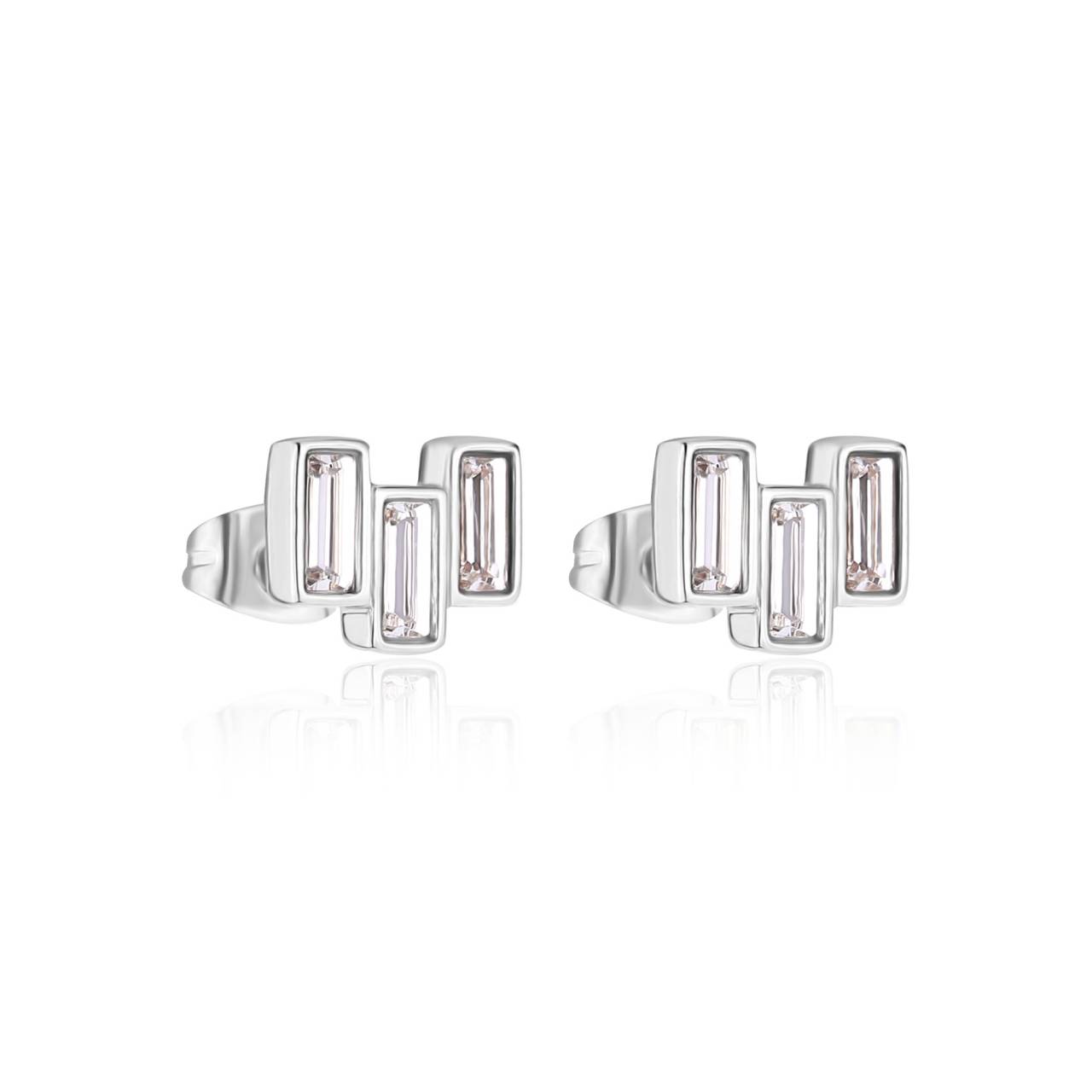 S'Agapõ Oceľové dámske náušnice Luce SCE31.