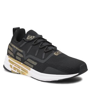 Sneakersy EA7 Emporio Armani - X8X130 XK309 R659 Black/Gold/White.