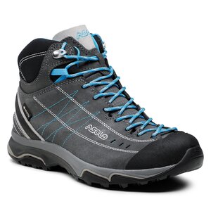Trekingová obuv Asolo - Nucleon Mid Gv Ml GORE-TEX A40029 00 A772 Graphite/Silver/Cyan Blue.