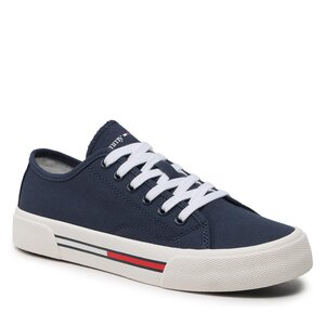 Tenisky Tommy Jeans - Low Cut Wmns Canvas EN0EN02085 Twilight Navy C87.