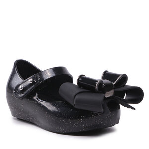 Poltopánky Melissa - Mini Melissa Ultragirl Sweet I 33553 Black Glitter AG732.