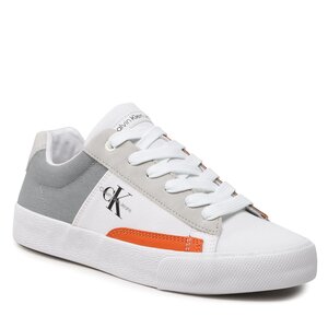 Tenisky Calvin Klein Jeans - Low Cut Lace-Up Sneaker V3X9-80564-1355 S White/Grey/Orange Y606.