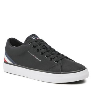 Sneakersy Tommy Hilfiger - Th Hi Vulc Core Low Stripes FM0FM04735 Black BDS.