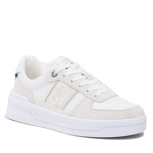 Sneakersy Tommy Hilfiger - Basket Sneaker With Webbing FW0FW06950 White YBS.