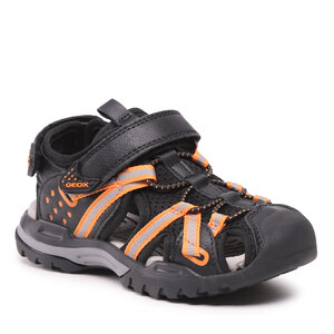 Sandále Geox - J Borealis Boy J920RB0ME14C0038 S Black/Orange.