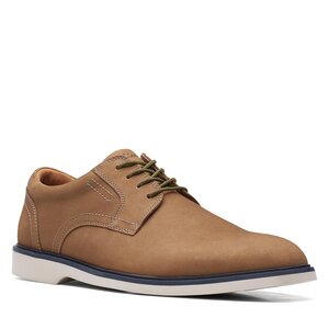 Poltopánky Clarks - Malwood Lace 26171104 Dark Sand.