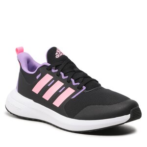 Topánky adidas - FortaRun 2.0 K HP6617 Core Black/Beam Pink/Violet Fusion.