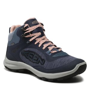 Trekingová obuv Keen - Terradora Flex Mid Wp W 1026877 Vintage Indigo/Peachy Keen.