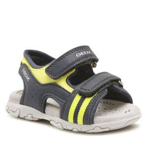Sandále Geox - B Sandal Flaffee Boy B3559C000CEC4502 M Navy/Fluo Yellow.