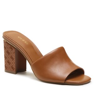 Šľapky Guess - Yella FL6YEL LEA03 COGNA.