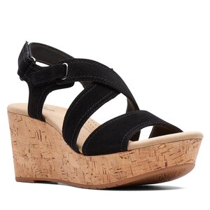 Sandále Clarks - Rose Way 26171321 Black Sde.