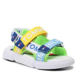 Sandále Tommy Hilfiger - Logo Velcro Sandal T3X2-32910-1590 M Multicolor Y913.