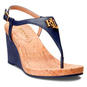 Sandále Lauren Ralph Lauren - Jeannie 802898612003 French Navy.