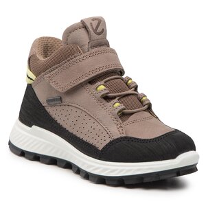 Šnurovacia obuv ECCO - Exostrike Kids GORE-TEX 76194260457 Black/Taupe/Taupe.
