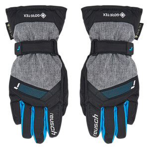 Lyžiarske rukavice Reusch - Flash 6261305 Blck/Blck Mel/Brill Blue 7687.