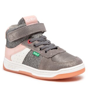 Sneakersy Kickers - Kickalien 910870-30 S Gris Rose Argent 123.