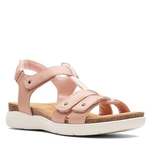 Sandále Clarks - April Cove 26170513 Blush Leather.
