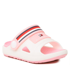 Šľapky Tommy Hilfiger - Comfy Sandal T1A2-32779-0083 M White/Pink X134.