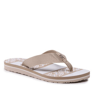 Žabky Tommy Hilfiger - Th Monogram Essential Sandal FW0FW07162 Sandalwood RBT.