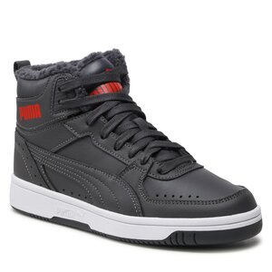 Sneakersy Puma - Rebound Jor Fur Jr 375477 06 Asphalt/High Risk Red.