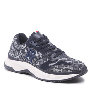 Sneakersy Tommy hilfiger - Modern Prep Denim Monogram FM0FM04361 Desert Sky DW5.