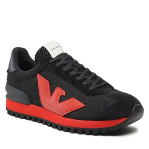 Sneakersy Emporio Armani - X4X583 XN647 M651 Navy/Red.