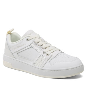 Sneakersy Calvin Klein Jeans - Basket Cupsole R Lth-Tpu Insert YM0YM00575 White/Ivory 0K7.