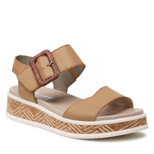 Sandále Rieker - W0800-60 Beige.
