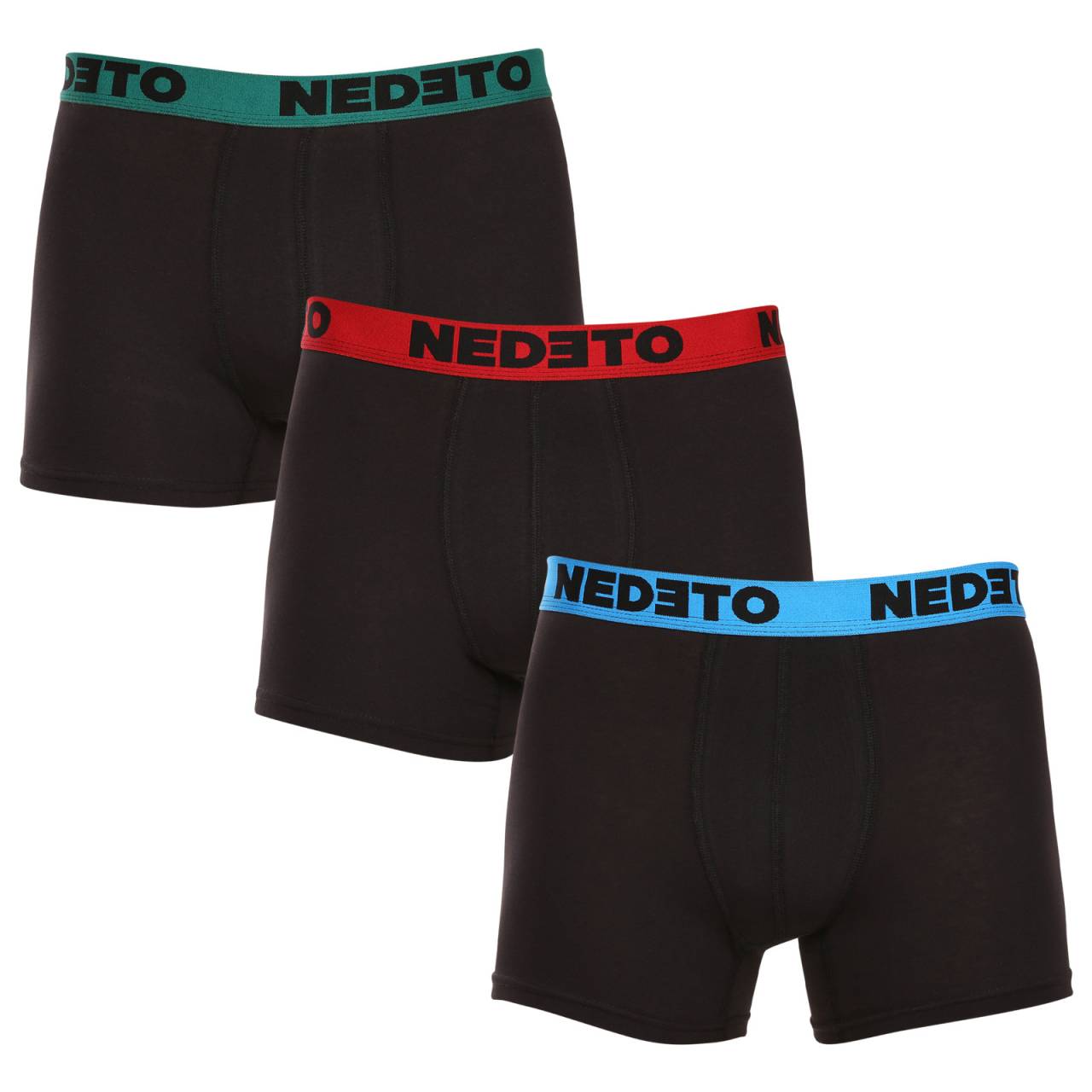 3PACK pánske boxerky Nedeto čierne (3NB002) 4XL, trenky.
Táto súprava čiernych boxeriek Nedeto s výraznými farebnými detailmi je ideálnou voľbou pre mužov, ktorí hľadajú pohodlie a zároveň si zachovávajú štýl a hravosť.
Elastický materiál zaručuje maximálne pohodlie
Tieto boxerky sú vyrobené z bavlny s prímesou elastanu, ktorý zaručuje priedušnosť, mäkkosť a pružnosť.
Štýlový dizajn boxeriek Nedeto vás bude baviť
Každé boxerky v tomto balení majú tkanú gumu v rôznych farbách s logom Nedeto, čo dodáva bielizni moderný a svieži vzhľad.
Výhody, ktoré oceníte každý deň

Priedušný materiál: Bavlna poskytuje optimálne vetranie a pohodlie pri celodennom nosení.


Pružnosť vďaka elastanu: Boxerky sa dokonale prispôsobia vašej postave a poskytujú voľnosť pohybu.


Farebné vyšívané pásy: Štýlový dizajn s rôznofarebnými pásmi, ktoré dodávajú boxerkám moderný vzhľad.


Skvelý pomer ceny a kvality: Získajte niekoľko kusov kvalitnej spodnej bielizne za nízku cenu.

Spodná bielizeň Nedeto poteší milovníkov štýlového minimalizmu
Spodná bielizeň Nedeto je jednou z našich privátnych značiek.
Ako sa starať o svoje nové boxerky Nedeto
Aby vaše nové boxerky vydržali čo najdlhšie v perfektnom stave, je dôležité dodržiavať tieto pokyny:

Pranie: Boxerky perte pri 30°C s jemnými pracími prostriedkami, aby sa zachovala mäkkosť a pružnosť materiálu.


Sušenie: Nesušte v sušičke.


Žehlenie: Boxerky sa môžu žehliť pri nízkej teplote.

Tip: Staňte sa expertom na údržbu spodnej bielizne vďaka tipom v našom článku a doprajte svojim obľúbeným kúskom starostlivosť, ktorú si zaslúžia.