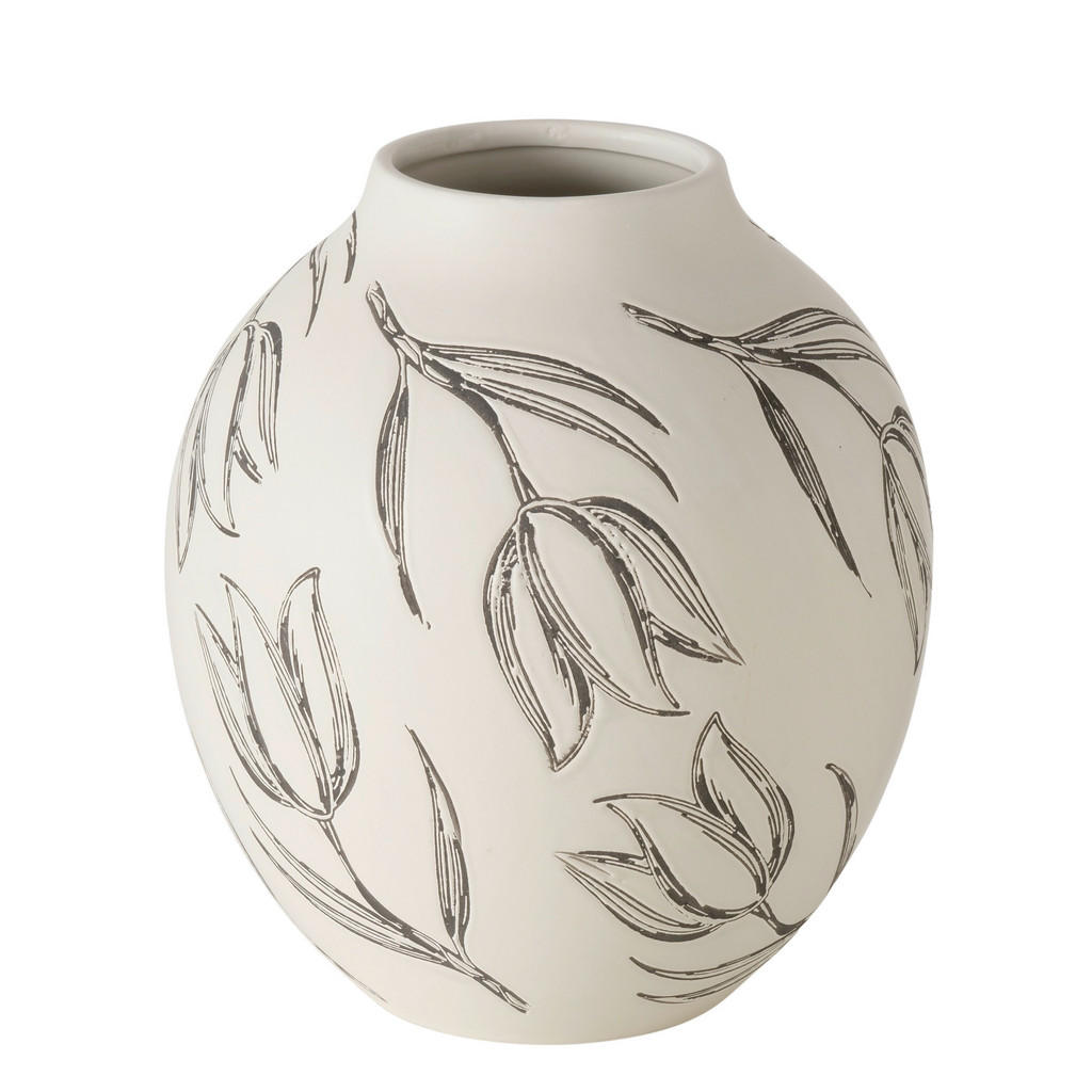 VÁZA, keramika, 25 cm.