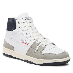 Sneakersy Mercer Amsterdam - The Brooklyn High ME231014 White/Grey 158.