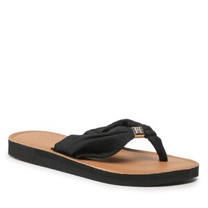 Žabky Tommy Hilfiger - Th Elevated Beach Sandal FW0FW06985 Black BDS.