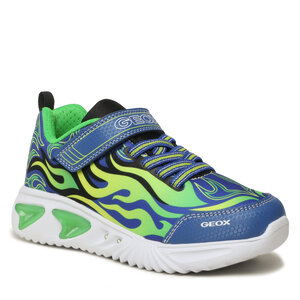 Sneakersy Geox - J Assister Boy J35DZC011CEC4165 DD Royal/Green.