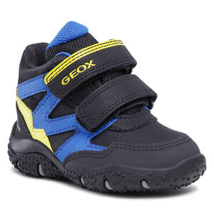Šnurovacia obuv Geox - B Baltic B.B Abx A B2620A 0CEFU C0802 M Black/Lime.