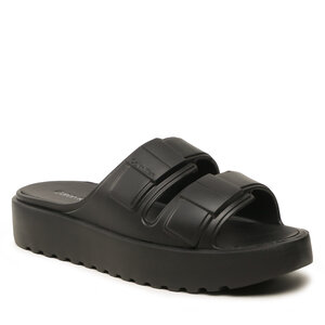 Šľapky Calvin Klein - Double Strap Slipper HM0HM00967 Ck Black.