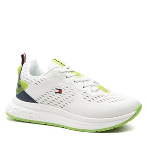 Sneakersy Tommy Hilfiger - Low Cut Lace-Up Sneaker T3X9-32892-0702 S White/Blue.