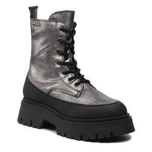 Členková obuv Tamaris - 1-25230-39 Silver Met/Blk 910.