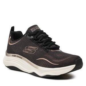 Topánky Skechers - Pure Glam 149837/BKRG Black/Rose Gold.