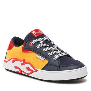 Sneakersy Geox - J Alphabeet Boy J35HLA01054C2117 S Yellow/Navy.