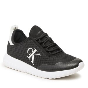 Sneakersy Calvin Klein Jeans - Spor Run Eva Slipon Over Mesh Wn YW0YW00937 Black BDS.