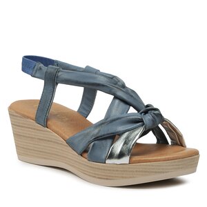 Sandále Loretta Vitale - 97159 JEANS PLATA.