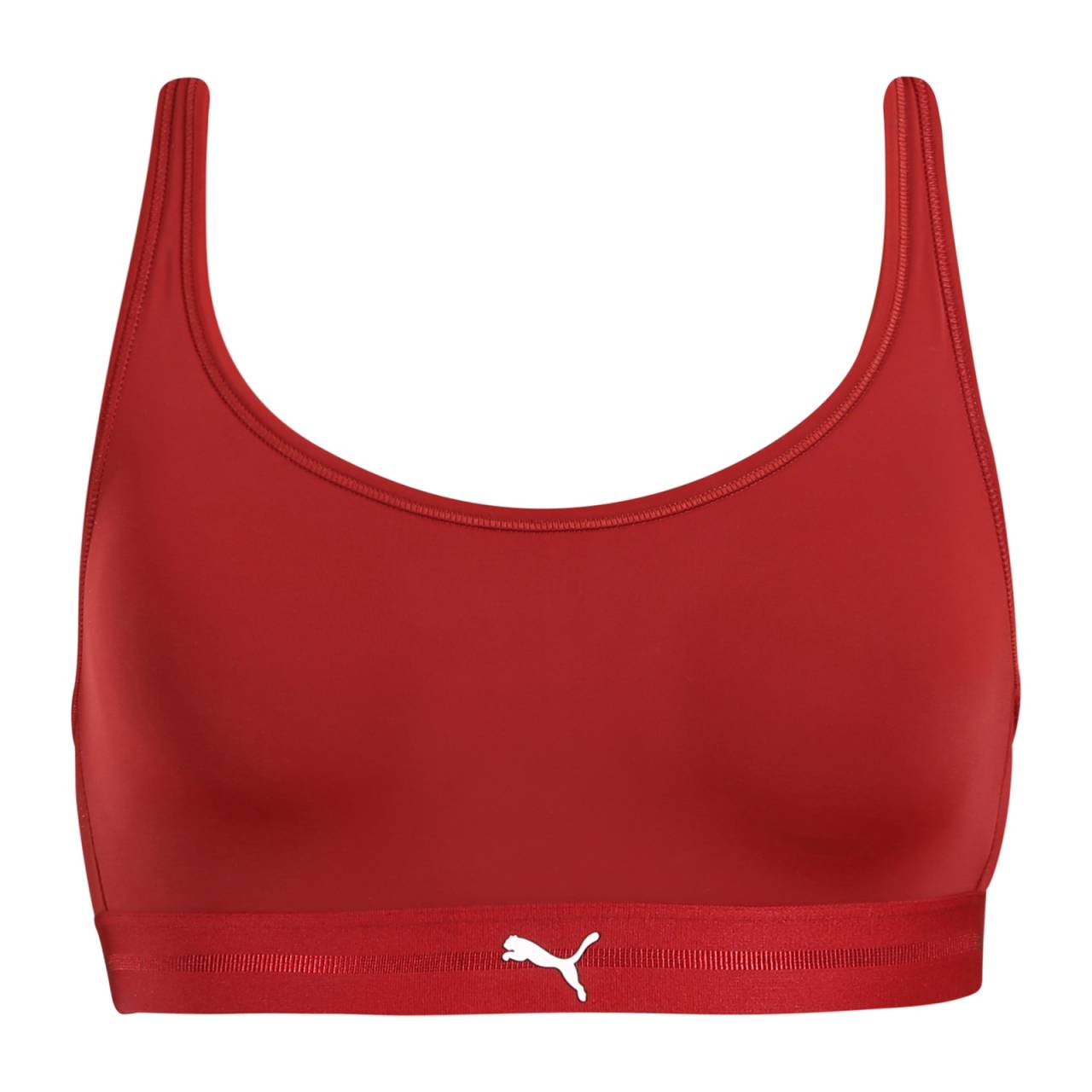 Dámska športová podprsenka Puma červená (701228124 004) XL.
Či už idete na hodinu jogy, do posilňovne alebo sa pri behu snažíte prekonať svoje limity, táto športová podprsenka Puma vám ponúka všetko, čo potrebujete: pohodlie, podporu a voľnosť pohybu.
Ľahký funkčný materiál pre maximálny výkon
Podprsenka Puma je vyrobená z technickej pleteniny kombinujúcej polyamid a elastan.
Dizajn, ktorý vám umožní viac
Prekrížené ramienka na chrbte nielenže dodávajú podprsenke štýlový vzhľad, ale tiež zabezpečujú rovnomerné rozloženie hmotnosti a stabilitu počas cvičenia.
Prečo by ste mali mať podprsenku Puma vo svojom šatníku

Bezšvová konštrukcia bez výstuhy a kostíc pre voľnosť a pohodlie.
Priedušný a pružný materiál odvádzajúci vlhkosť.
Športový strih s krížovým chrbtom pre maximálnu podporu.
Skvelá voľba pre šport a voľný čas.

Spodná bielizeň Puma nie je určená len pre športovcov
Značka Puma je známa po celom svete predovšetkým vďaka oblečeniu a spodnej bielizni, ktoré nosia slávni športovci.
Ako sa starať o športovú podprsenku Puma?
Aby vaša podprsenka zostala dlho v perfektnom stave, odporúčame dodržiavať tieto pokyny na údržbu.

Pranie: Práť pri 30 °C na jemný cyklus.
Sušenie: Nevhodné na sušenie v sušičke!
Žehlenie: Nežehlite.

Tip: Vaše obľúbené spodné prádlo si zaslúži šetrné zaobchádzanie.