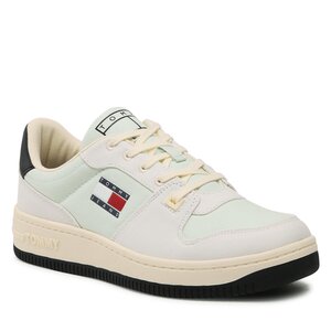 Sneakersy Tommy Jeans - Basket Canvas EM0EM01163 Ivory YBI.