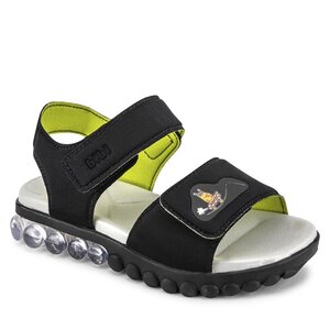 Sandále Bibi - Summer Roller 1193013 Black/Amarelo Fluor.