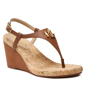 Sandále Lauren Ralph Lauren - Jeannie 802898612004 Deep Saddle Tan.