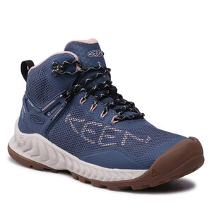 Trekingová obuv Keen - Nxis Evo Mid Wp 1026682 Vintage Indigo/Harbor Gray.