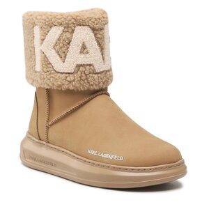 Členková obuv KARL LAGERFELD - KL44553 Toffee.