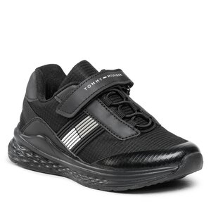 Sneakersy Tommy Hilfiger - Flag Low Lace-Up Sneaker T3B9-32895-0328 M Black 999.