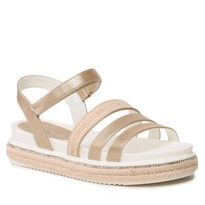 Espadrilky Tommy Hilfiger - Platform Velcro Sandal T3A2-32761-0568 S Platinum 514.