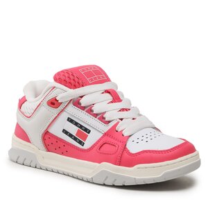 Sneakersy Tommy Jeans - Skate Sneaker EN0EN02129 Laser Pink TJN.